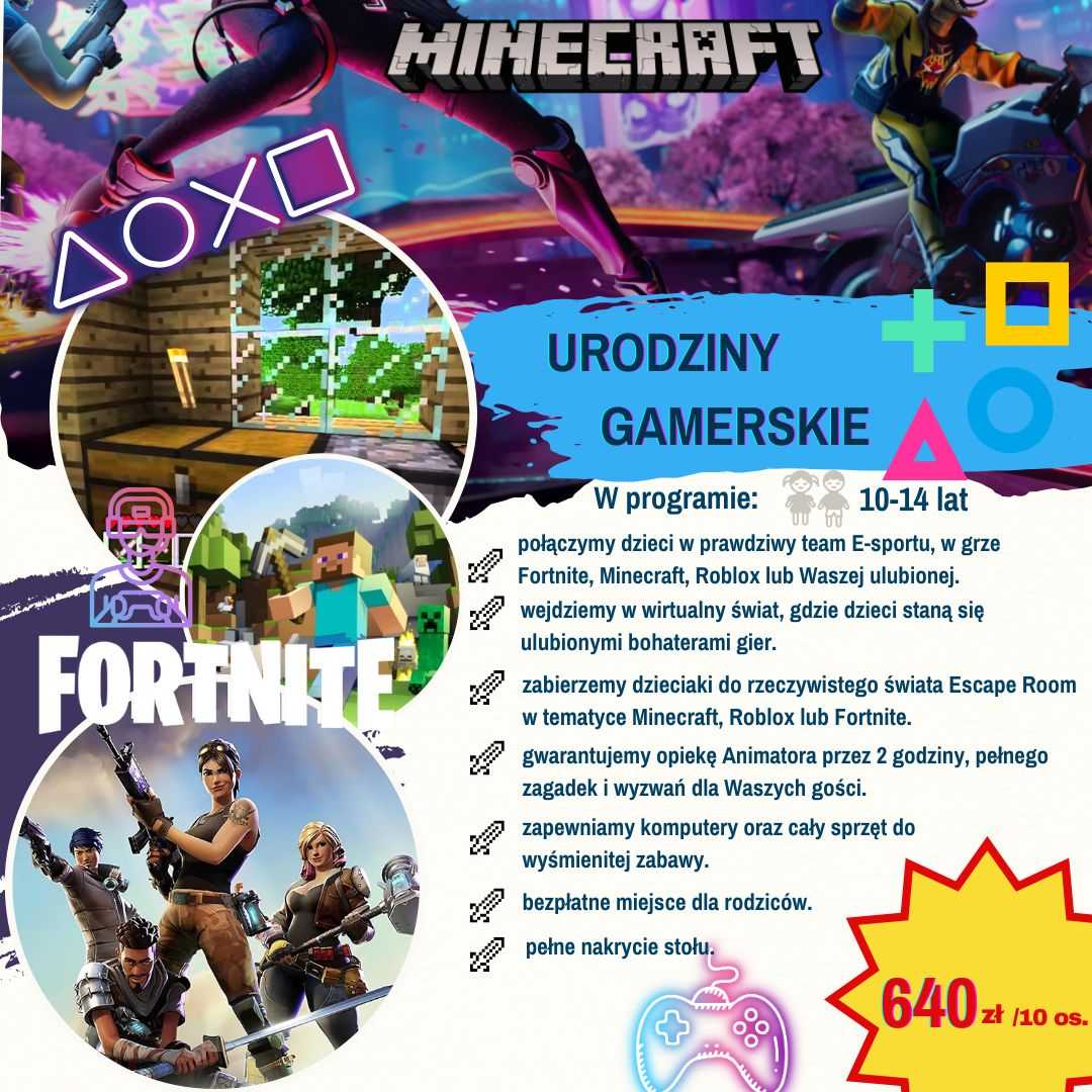 URODZINY GAMERSKIE 10-14