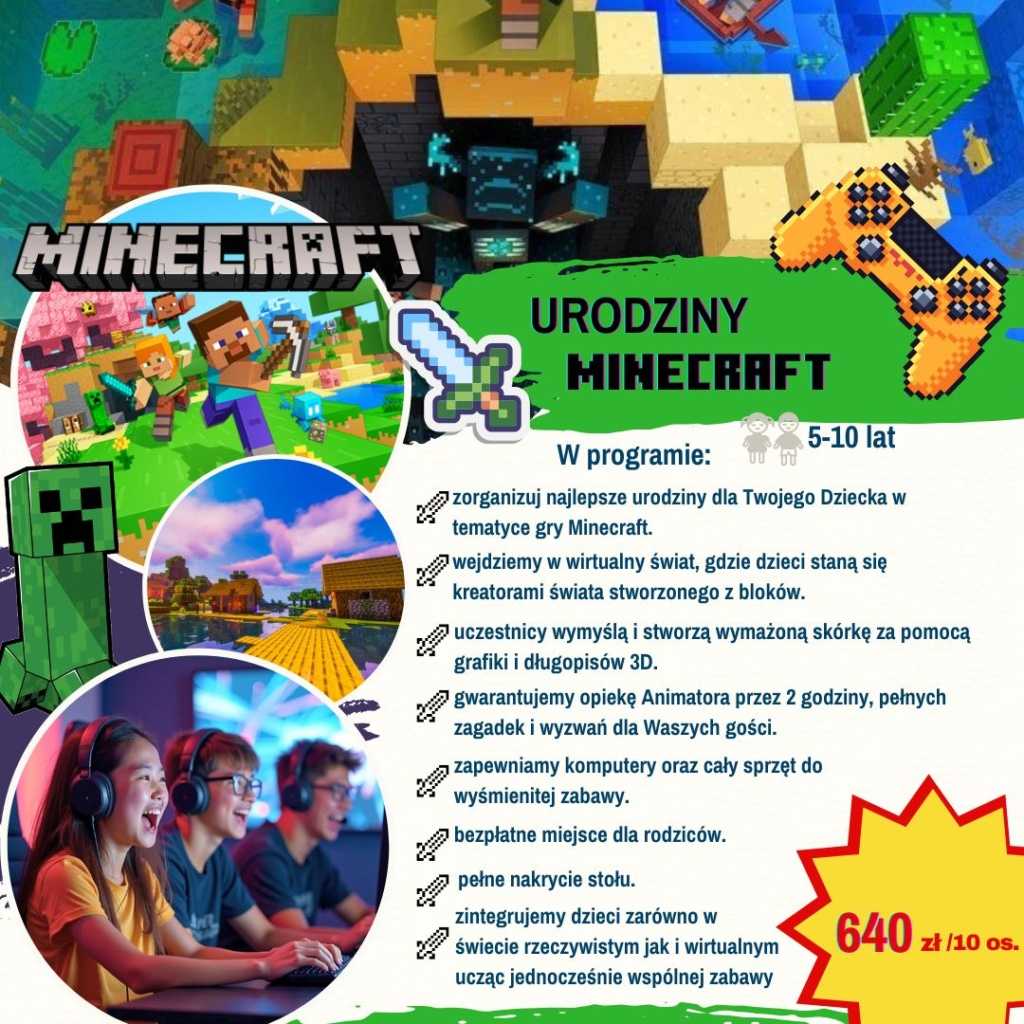 URODZINY MINECRXAFT 5 10 2